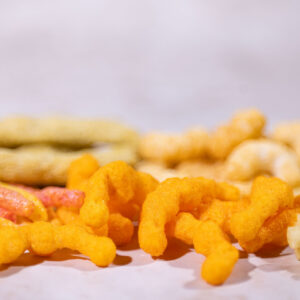 Snacks auf Kartoffelbasis