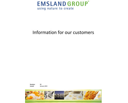 Information for our customers